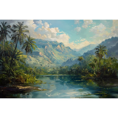 Oil Colour Landscape Canvas